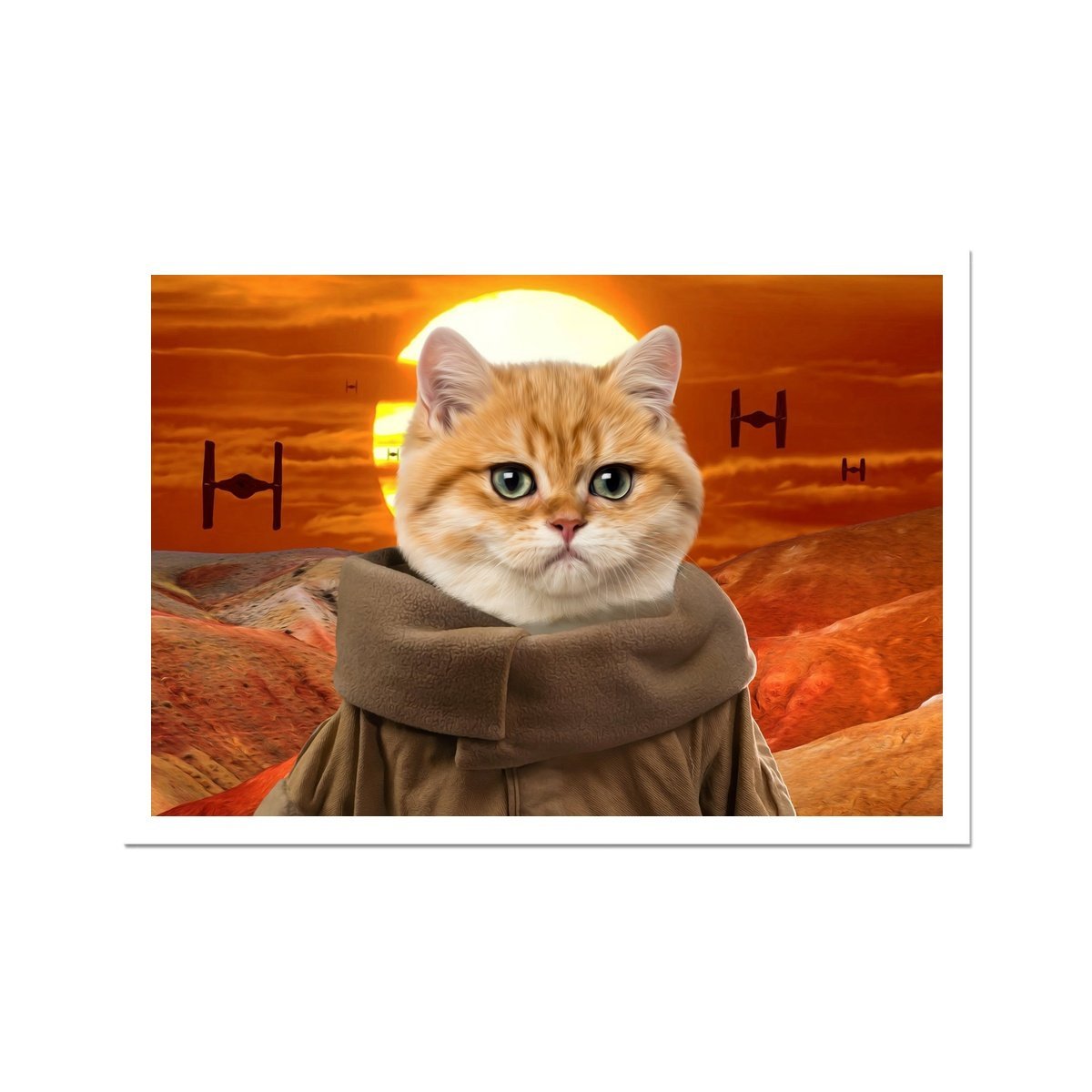 Pet Portraits | Baby Yoda 2: Custom Pet Portrait | Paw & Glory