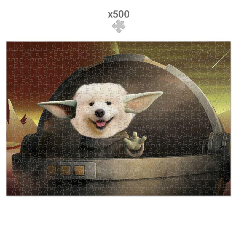 Pet Portraits | Baby Yoda: Custom Pet Puzzle | Paw & Glory