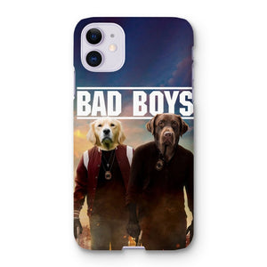 Bad Boys: Custom Pet Snap Phone Case - Paw & Glory - Dog Portraits - Pet Portraits