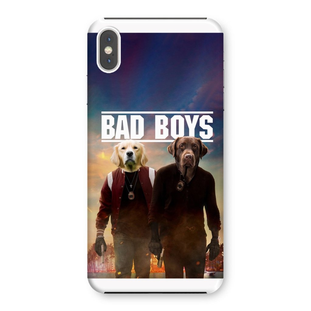 Bad Boys: Custom Pet Snap Phone Case - Paw & Glory - Dog Portraits - Pet Portraits