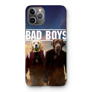 Bad Boys: Custom Pet Snap Phone Case - Paw & Glory - Dog Portraits - Pet Portraits