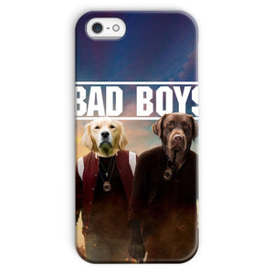 Bad Boys: Custom Pet Snap Phone Case - Paw & Glory - Dog Portraits - Pet Portraits