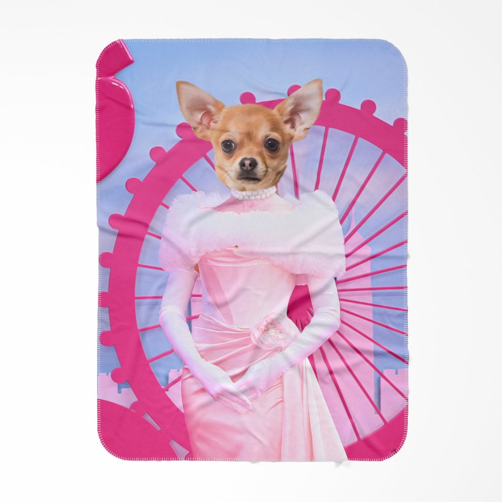 Pet Portraits | Barbie: Custom Pet Blanket | Paw & Glory