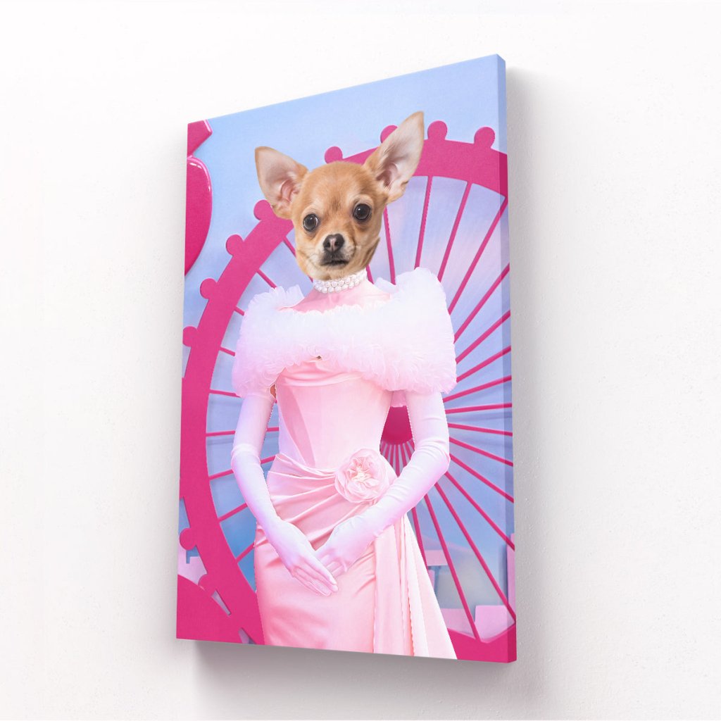 Pet Portraits | Barbie: Custom Pet Canvas | Paw & Glory