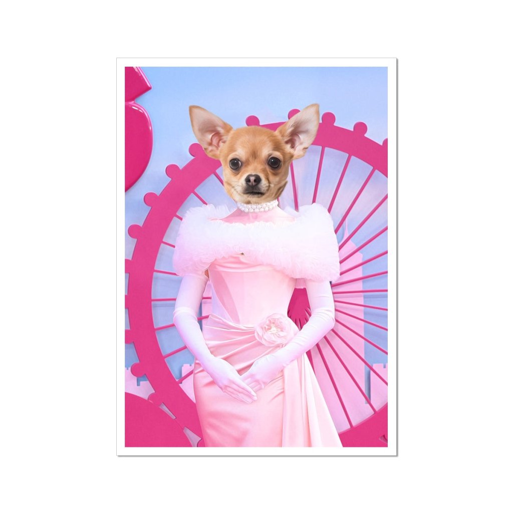 Barbie: Custom Pet Portrait - Paw & Glory - Dog Portraits - Pet Portraits
