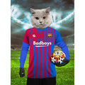 Barkcelona Football Club: Custom Digital Download Pet Portrait