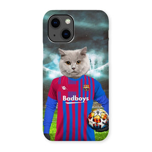 Barkcelona Football Club: Custom Pet Phone Case - Paw & Glory - Dog Portraits - Pet Portraits