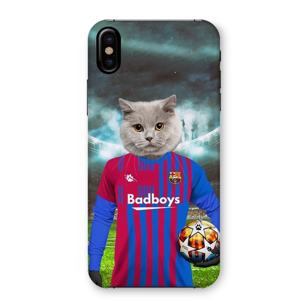 Barkcelona Football Club: Custom Pet Phone Case - Paw & Glory - Dog Portraits - Pet Portraits