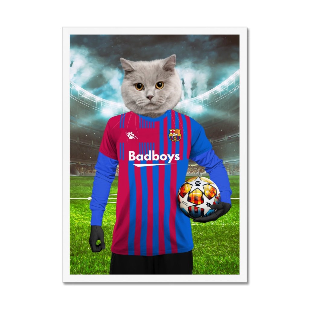 Pet Portraits | Barkcelona Football Club: Custom Pet Portrait | Paw & Glory