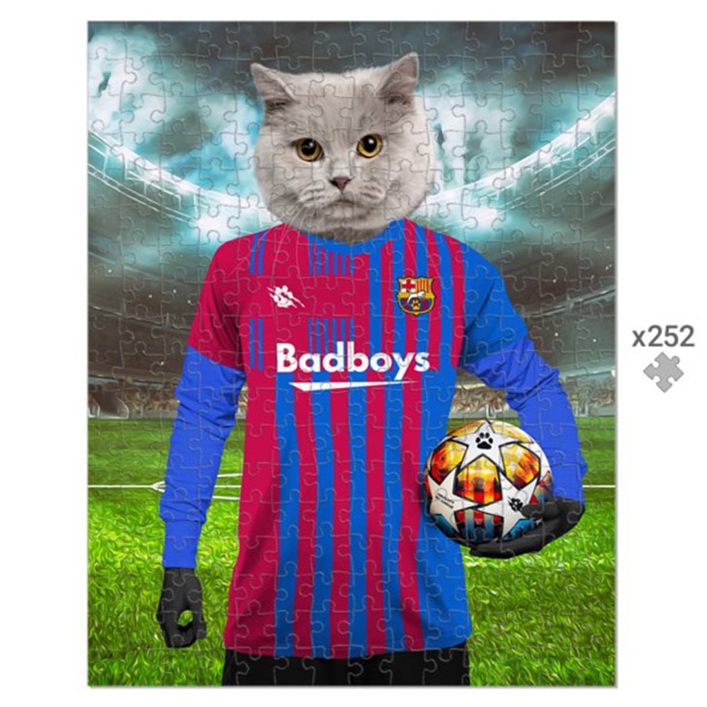 Pet Portraits | Barkcelona Football Club: Custom Pet Puzzle | Paw & Glory