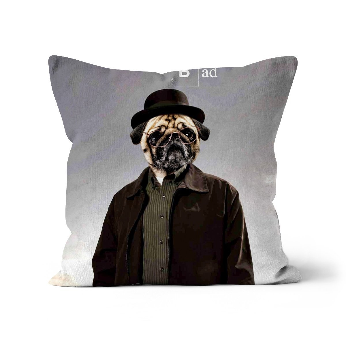 Pet Portraits | Barking Bad: Custom Pet Pillow | Paw & Glory