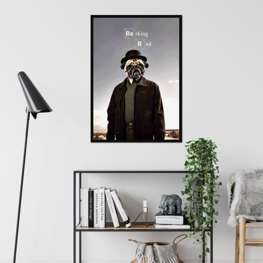 Pet Portraits | Barking Bad: Custom Pet Portrait | Paw & Glory