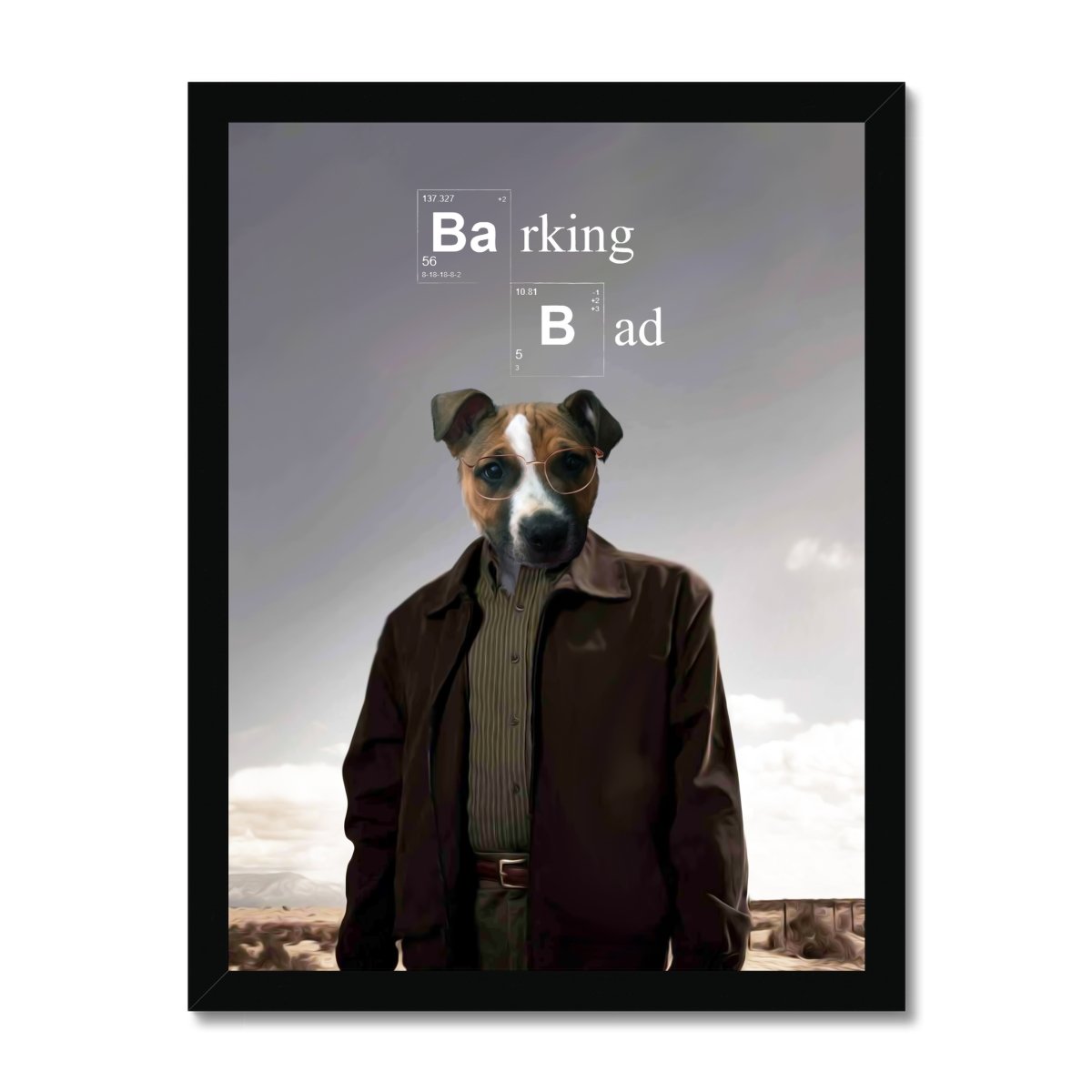 Barking Bad: Custom Pet Portrait - Paw & Glory - Dog Portraits - Pet Portraits