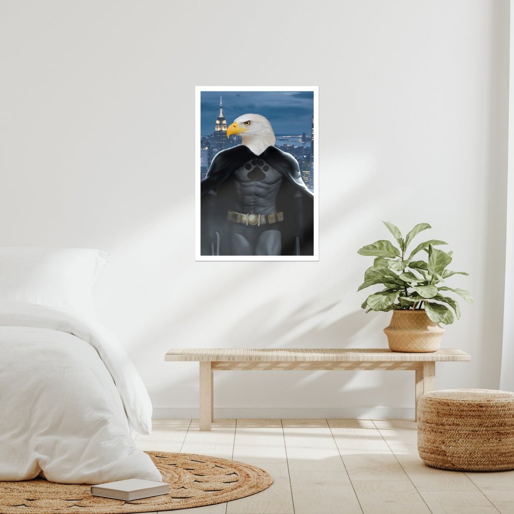 Pet Portraits | Batman: Animal Art Poster | Paw & Glory