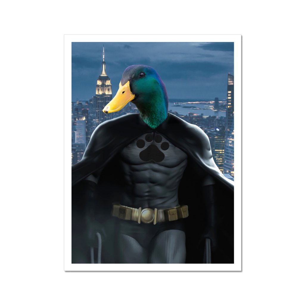 Pet Portraits | Batman: Animal Art Poster | Paw & Glory