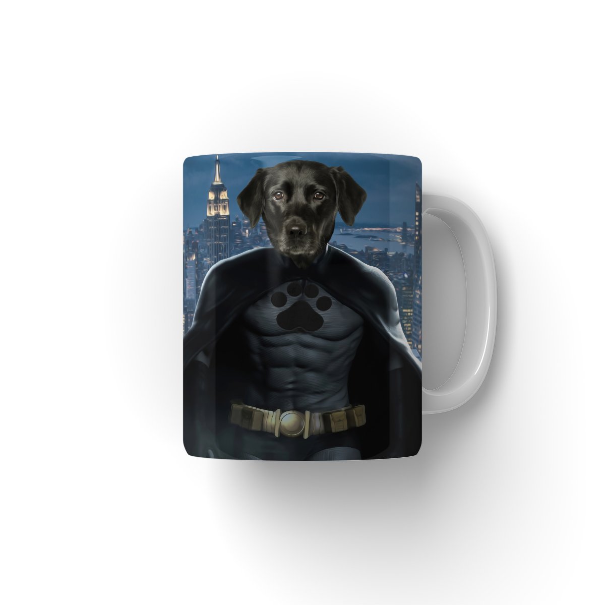 Pet Portraits | Batman: Custom Pet Coffee Mug | Paw & Glory