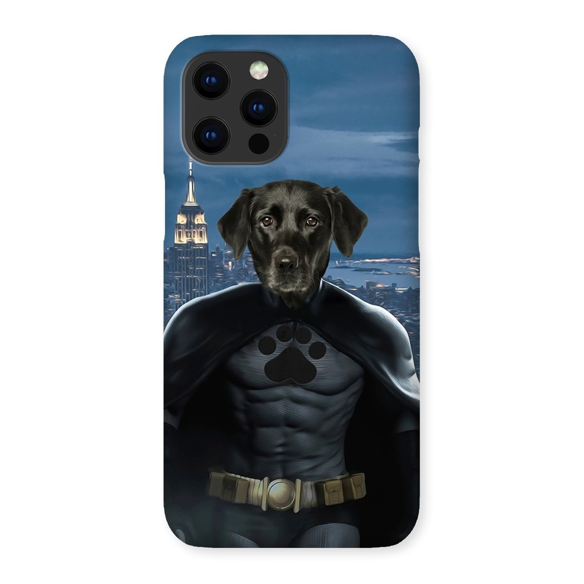Batman: Custom Pet Phone Case - Paw & Glory - Dog Portraits - Pet Portraits