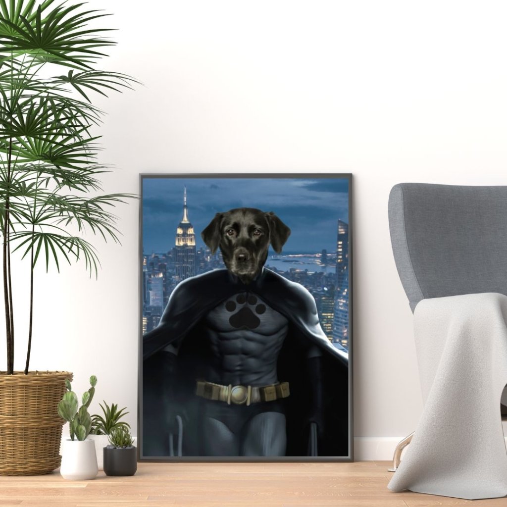 Pet Portraits | Batman: Custom Pet Portrait | Paw & Glory