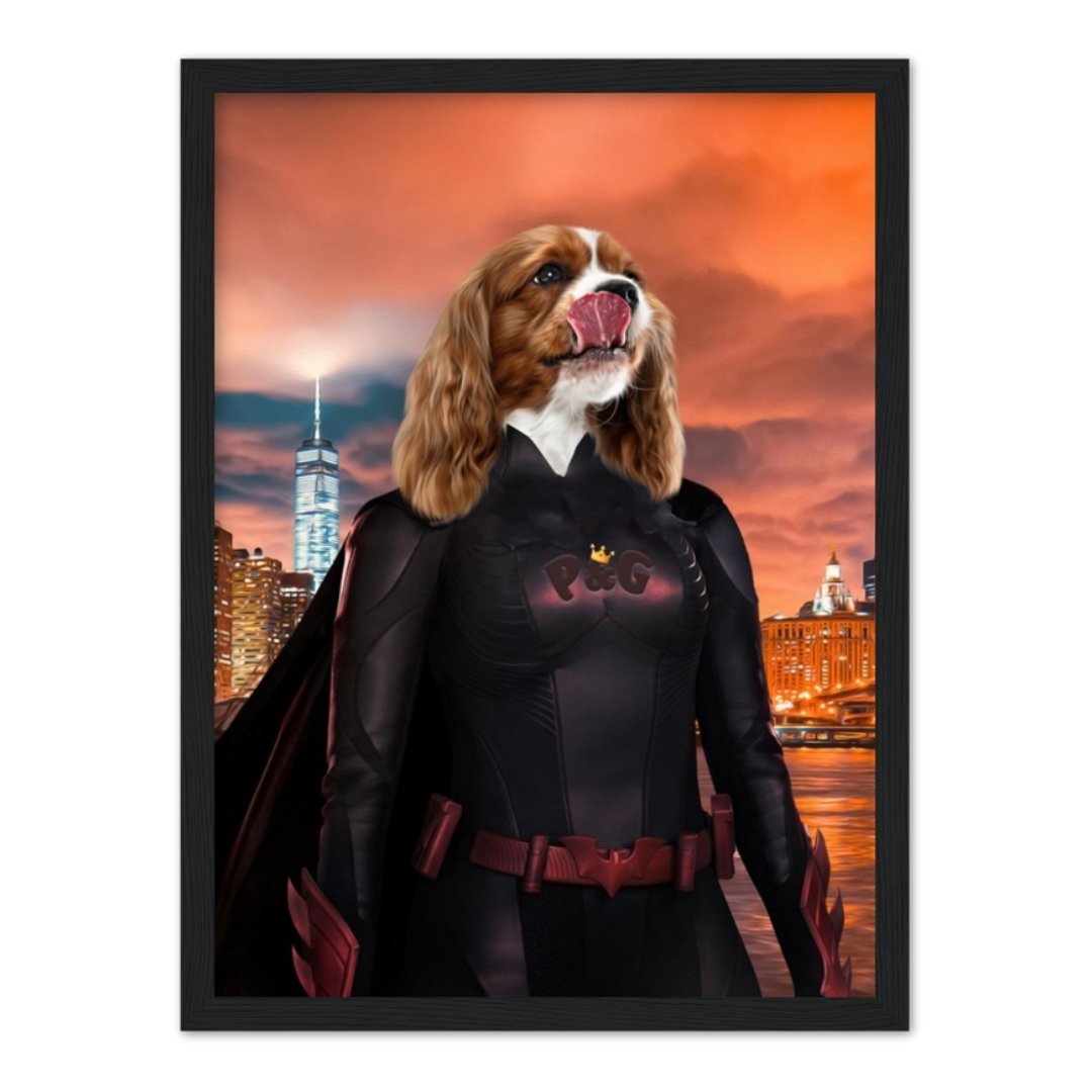 Pet Portraits | Batwoman: Custom Pet Portrait | Paw & Glory