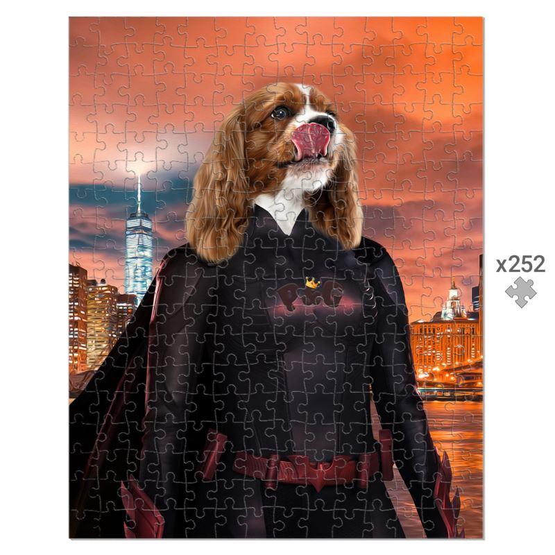 Pet Portraits | Batwoman: Custom Pet Puzzle | Paw & Glory