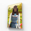 Belle (Beauty & The Beast Inspired): Custom Pet Canvas