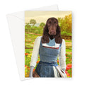 Belle (Beauty & The Beast Inspired): Custom Pet Greeting Card