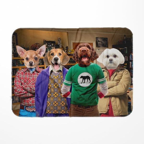 Science Sitcom Squad Custom Pet Blanket | Pet Lover Gift | Paw & Glory