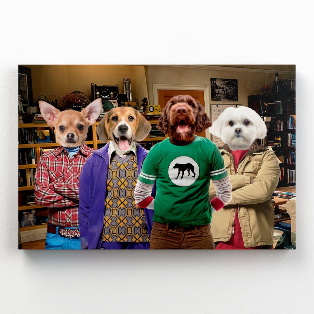 Pet Portraits | Big Bang Gang: Custom Pet Canvas | Paw & Glory