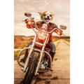 Biker Chick: Custom Digital Download Pet Portrait
