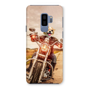 Biker Chick: Custom Pet Phone Case - Paw & Glory - Dog Portraits - Pet Portraits