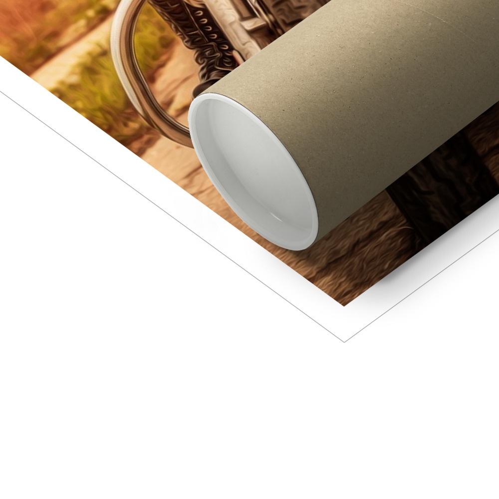 Pet Portraits | Biker Chick: Custom Pet Poster | Paw & Glory