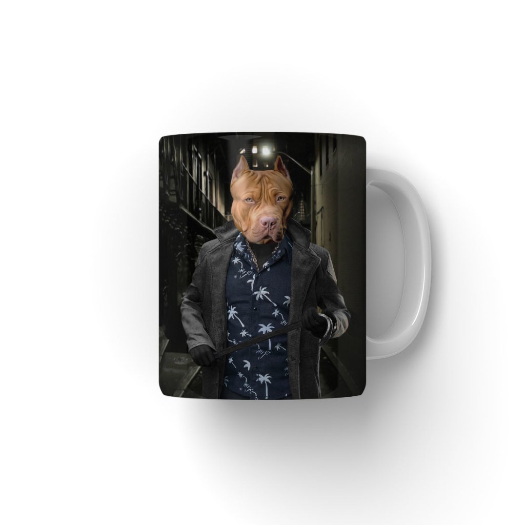 Vigilante Antihero Custom Pet Coffee Mug | Funny Pet Portrait Gift | Paw & Glory