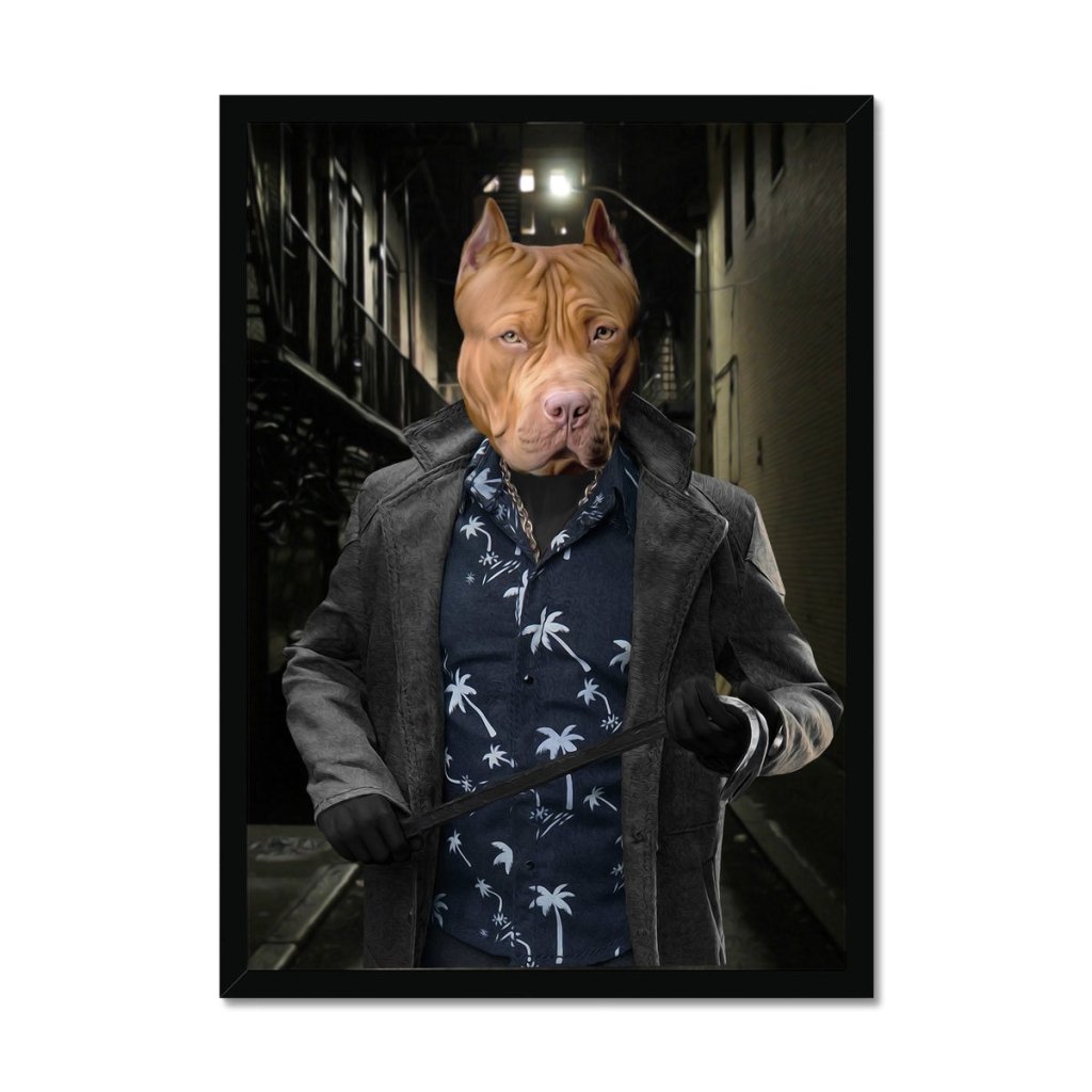 Pet Portraits | Billy Butcher (The Boys Inspired): Custom Pet Portrait | Paw & Glory
