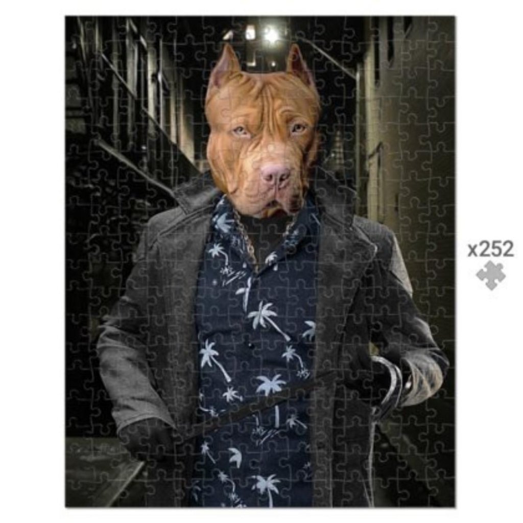 Pet Portraits | Billy Butcher (The Boys Inspired): Custom Pet Puzzle | Paw & Glory