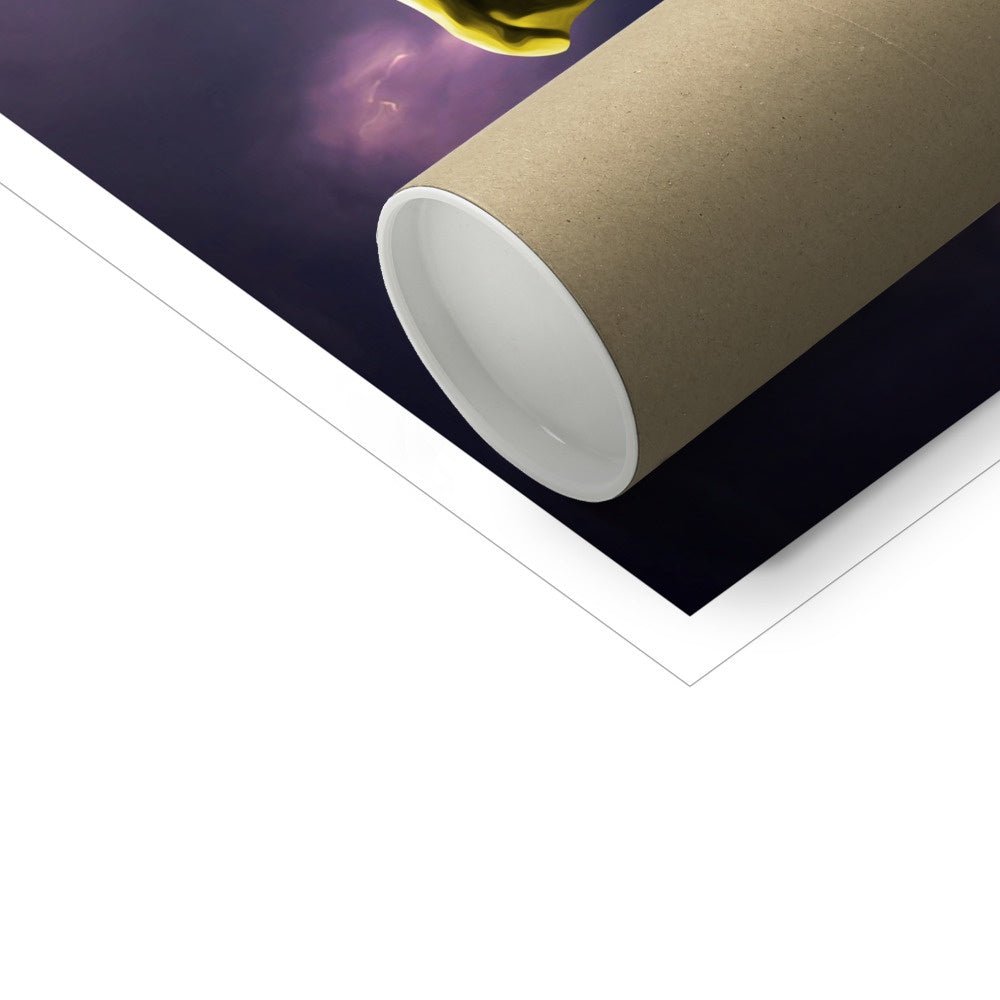 Pet Portraits | Black Adam (DC Superhero Inspired): Custom Pet Poster | Paw & Glory