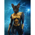Electric Superhero: Custom Digital Download Pet Portrait