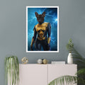 Black Lightening (DC Superhero Inspired): Custom Pet Poster