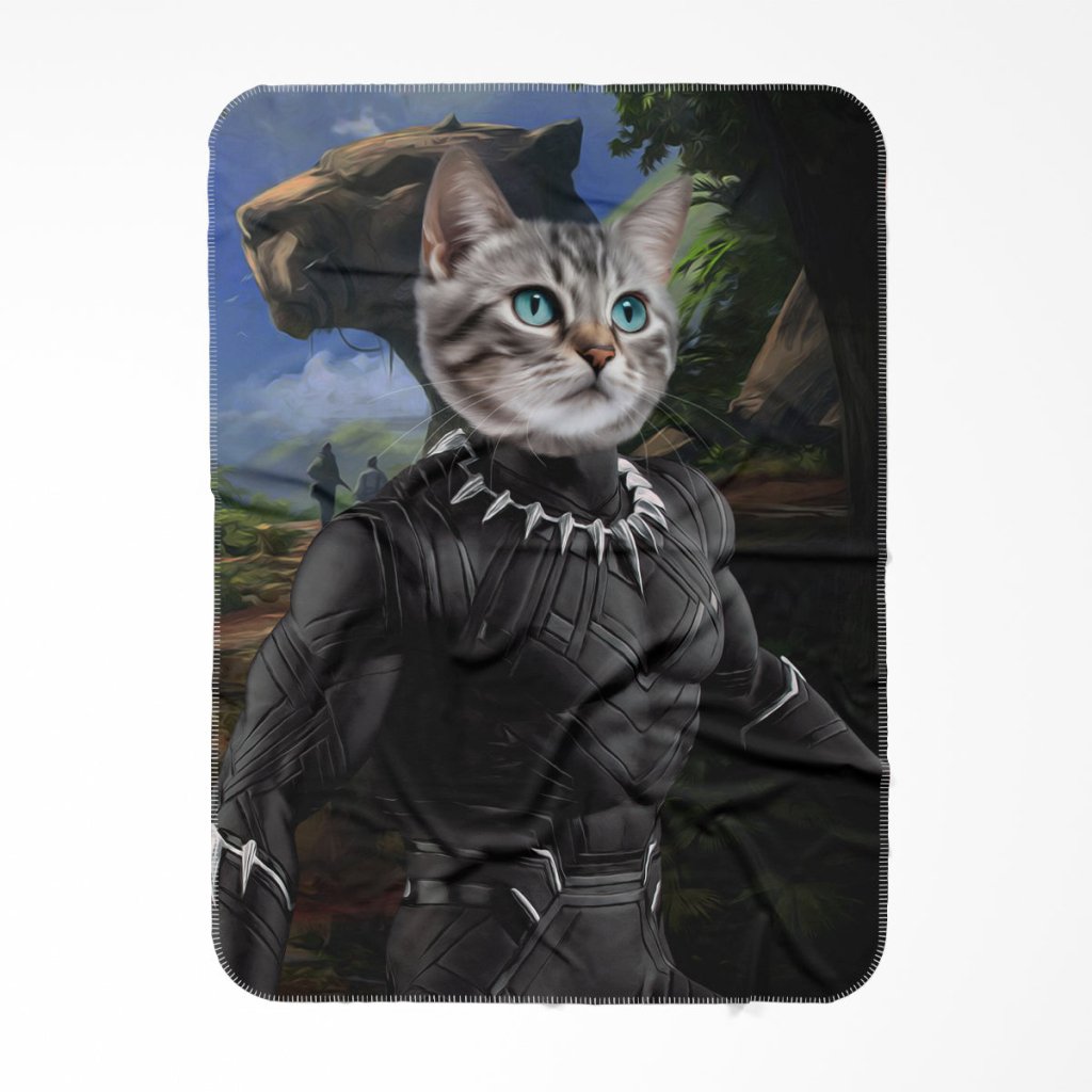 Panther Hero Custom Pet Blanket | Personalized Pet Gift | Paw & Glory