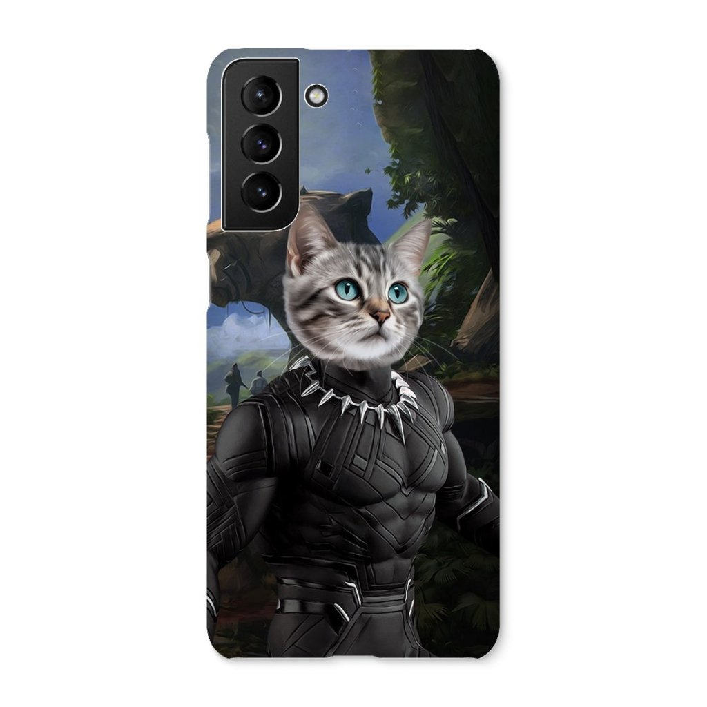 Pet Portraits | Black Panther (Marvel Inspired): Custom Pet Phone Case | Paw & Glory