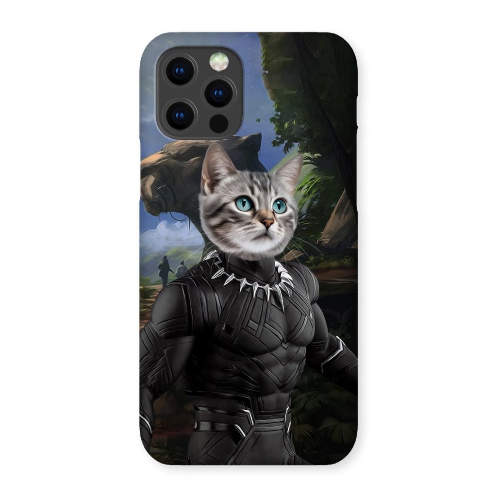 Pet Portraits | Black Panther (Marvel Inspired): Custom Pet Phone Case | Paw & Glory
