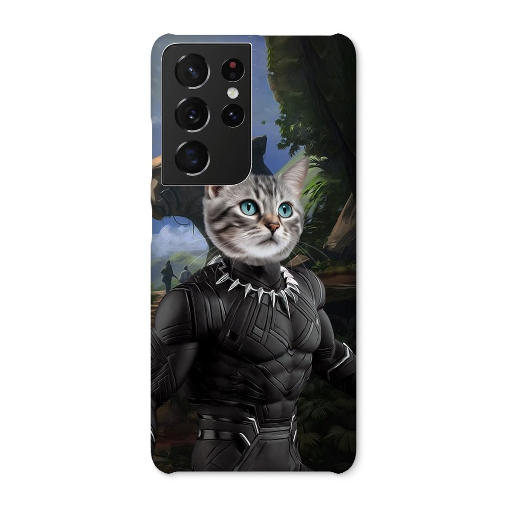 Pet Portraits | Black Panther (Marvel Inspired): Custom Pet Phone Case | Paw & Glory