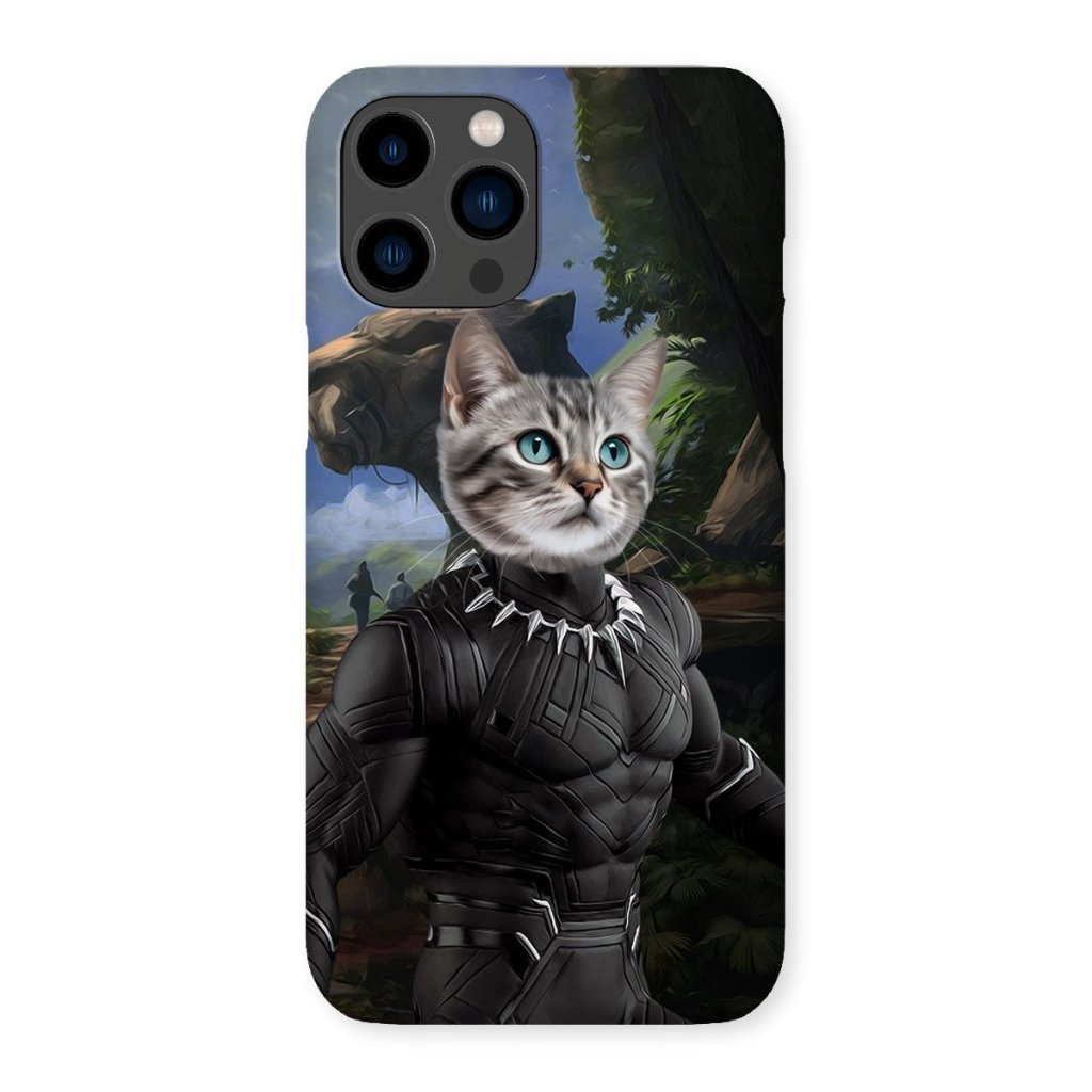 Pet Portraits | Black Panther (Marvel Inspired): Custom Pet Phone Case | Paw & Glory