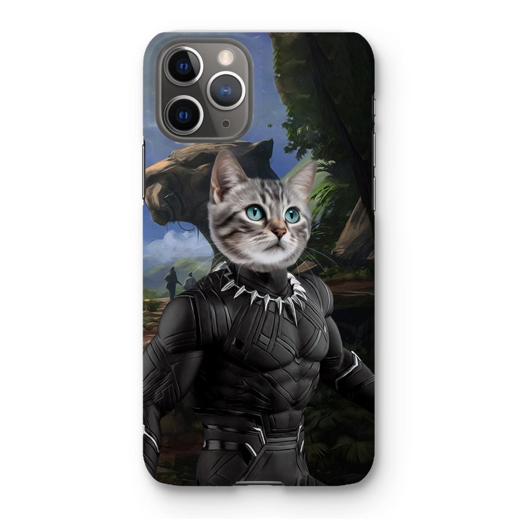 Pet Portraits | Black Panther (Marvel Inspired): Custom Pet Phone Case | Paw & Glory