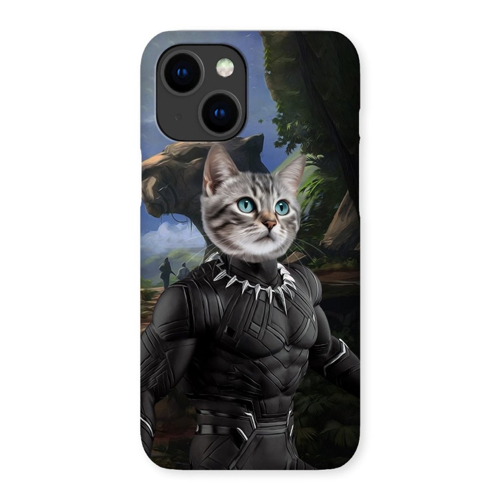 Pet Portraits | Black Panther (Marvel Inspired): Custom Pet Phone Case | Paw & Glory