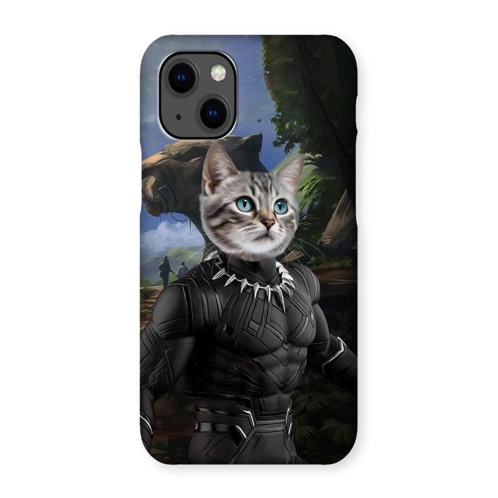 Pet Portraits | Black Panther (Marvel Inspired): Custom Pet Phone Case | Paw & Glory