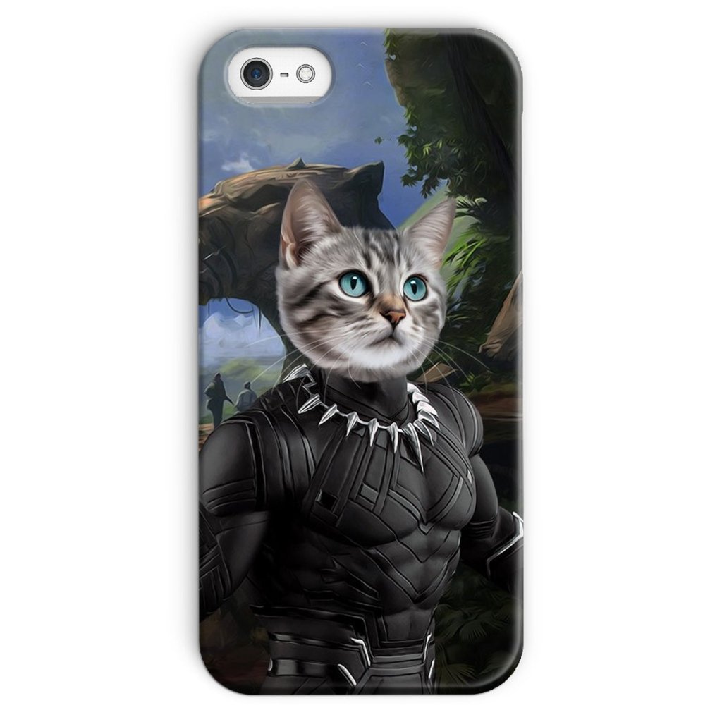 Pet Portraits | Black Panther (Marvel Inspired): Custom Pet Phone Case | Paw & Glory