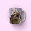 Blossom Crown: Minimalist Pet Coffee Mug
