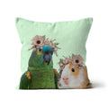 Blossom Crown: Minimalist Pet Pillow