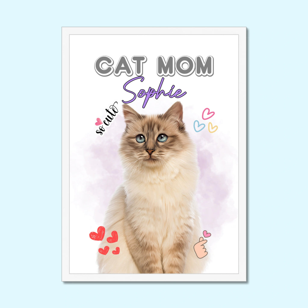 Pet Portraits | Bootleg: Custom Framed Pet Portrait | Paw & Glory