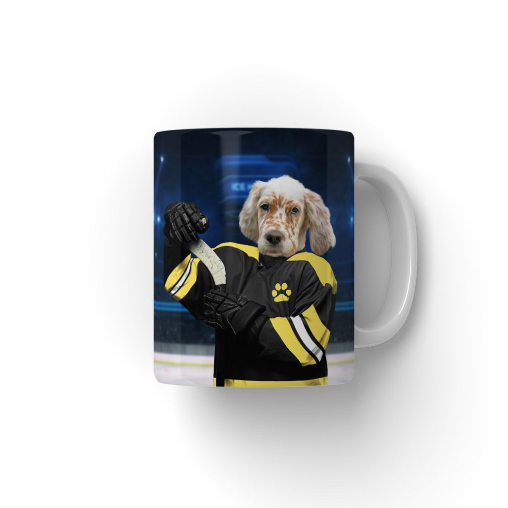 Pet Portraits | Boston Furr Bruins: Custom Pet Coffee Mug | Paw & Glory